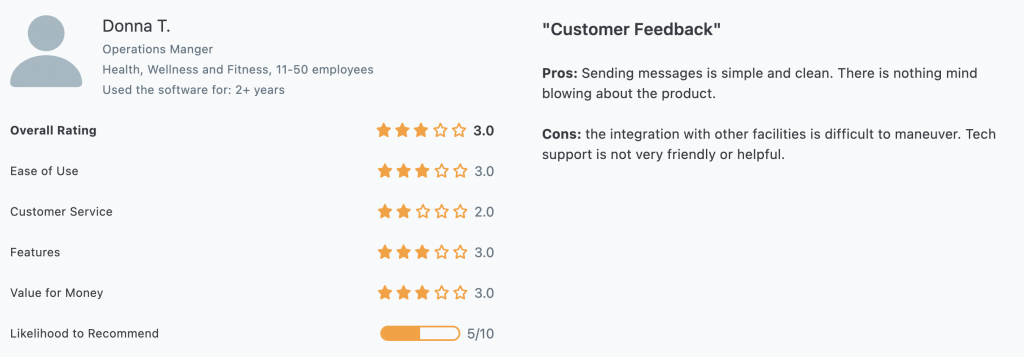 Customer Review